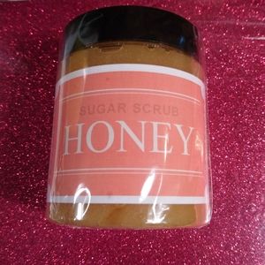 Honey and coffee scrub